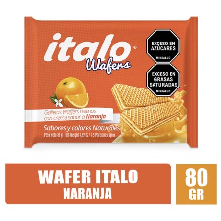 GALLETA WAFER NARANJA ITALO X 80GR