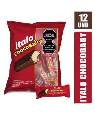 GALLETA WAFER ITALO CHOCO BABY 90GR X 12UND