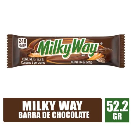 BARRA DE CHOCOLATE MILKY WAY X 52.3GR