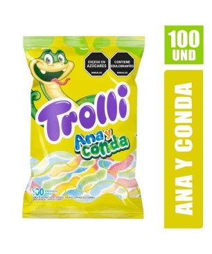 GOMAS TROLLI ANA Y CONDA X 100UND