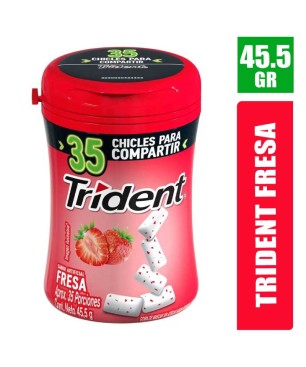 CHICLE TRIDENT BOTE FRESA X 45.5GR