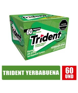 TRIDENT INDIVIDUAL YERBABUENA X 60UND