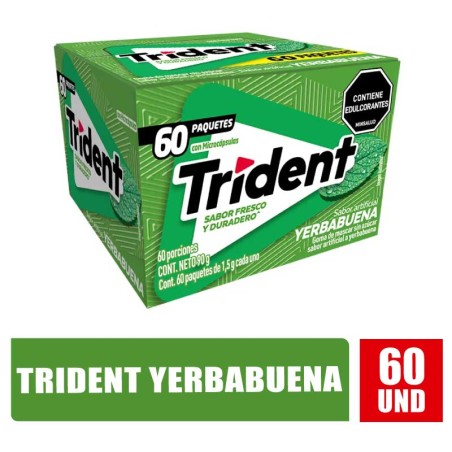TRIDENT INDIVIDUAL YERBABUENA X 60UND