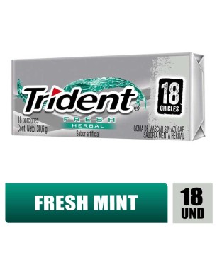 TRIDENT VALUPAK HERBAL X 18 CHICLES