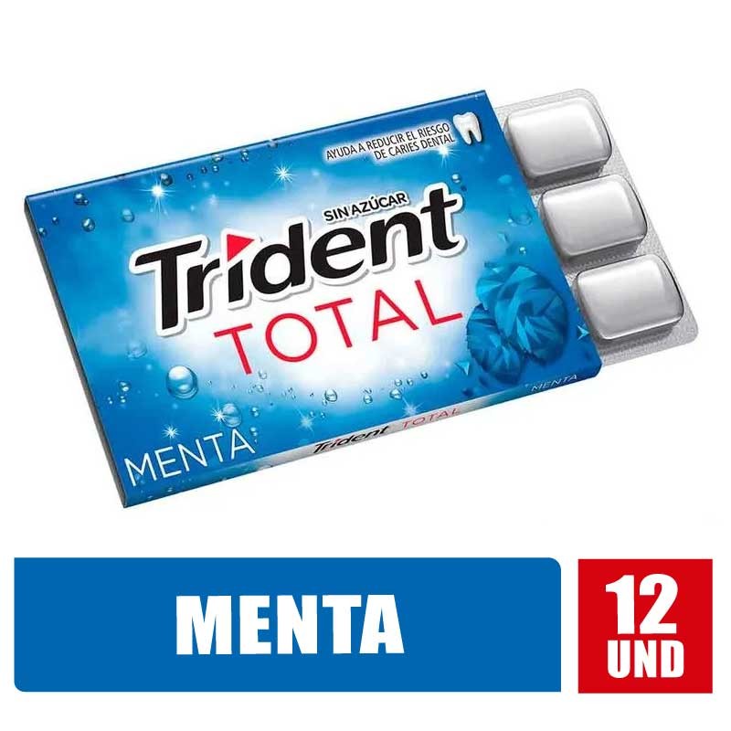 TRIDENT TOTAL MENTA X 12UND