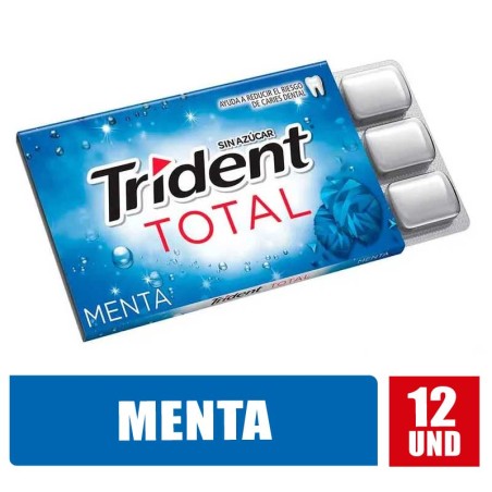 TRIDENT TOTAL MENTA X 12UND