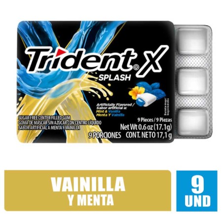 TRIDENT X SPLASH VAINILLA X 17GR