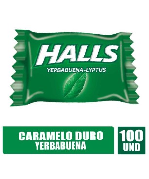 HALLS PEPA YERBABUENA X 100UND
