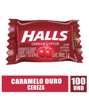 HALLS PEPA CEREZA X 100UND
