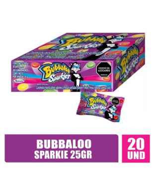BUBBALOO SPARKIES 25GR X 20UND