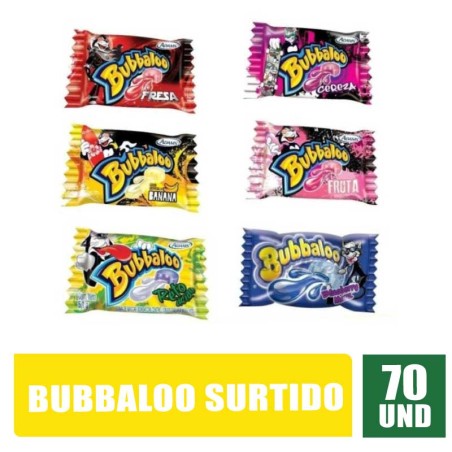 CHICLE BUBBALOO SURTIDO X 70UND