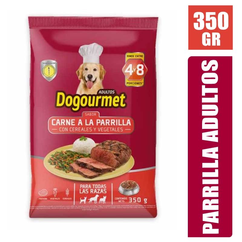 DOGOURMET CARNE PARILLA ADULTO X 350GR