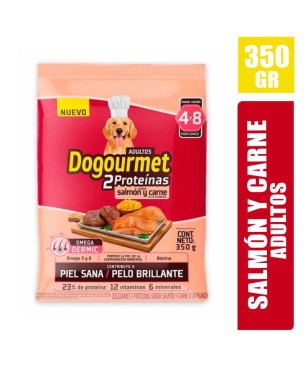 DOGOURMET SALMON Y CARNE ADULTO X 350GR