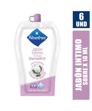 NOSOTRAS JABON INTIMO 18ML X 6UND