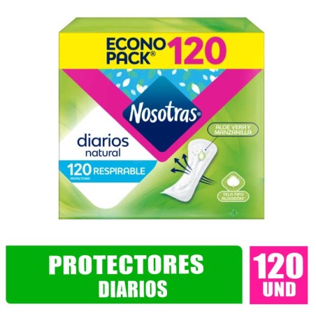 NOSOTRAS PROTECTORES DIARIOS X 120UND
