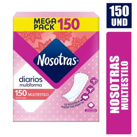 NOSOTRAS PROTECTORES MULTIESTILO X 150UND