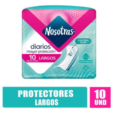 NOSOTRAS PROTECTORES LARGOS X 10UND