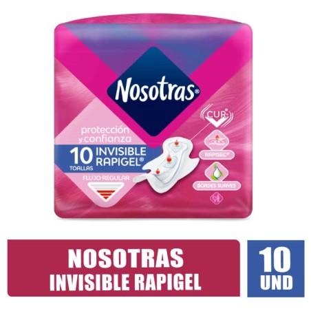 NOSOTRAS INVISIBLE RAPIGEL X 10UND