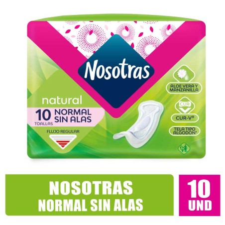NOSOTRAS NORMAL SIN ALAS X 10UND