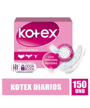 KOTEX PROTECTORES DIARIOS X 150UND