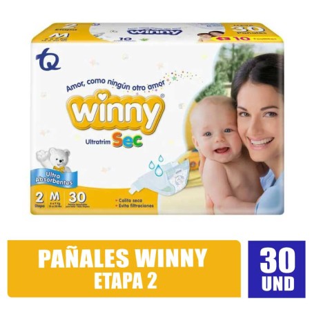 PAÑALES WINNY ETAPA 2 X 30UND