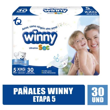 PAÑALES WINNY ETAPA 5 X 30UND