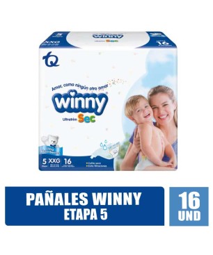 PAÑALES WINNY ETAPA 5 X 16UND