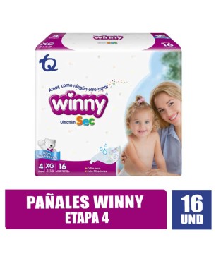 PAÑALES WINNY ETAPA 4 X 16UND