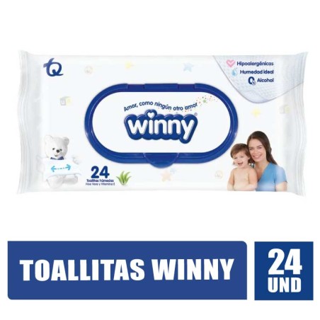 TOALLITAS HUMEDAS WINNY X 24UND