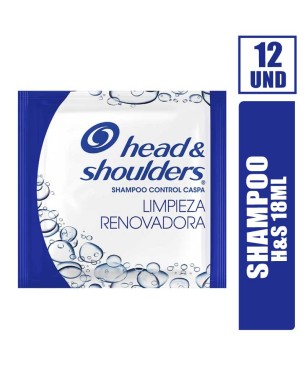 H&S TIRA AZUL SHAMPOO 18ML X 12UND