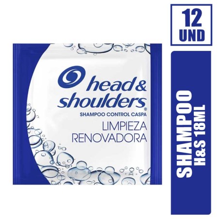 H&S TIRA AZUL SHAMPOO 18ML X 12UND