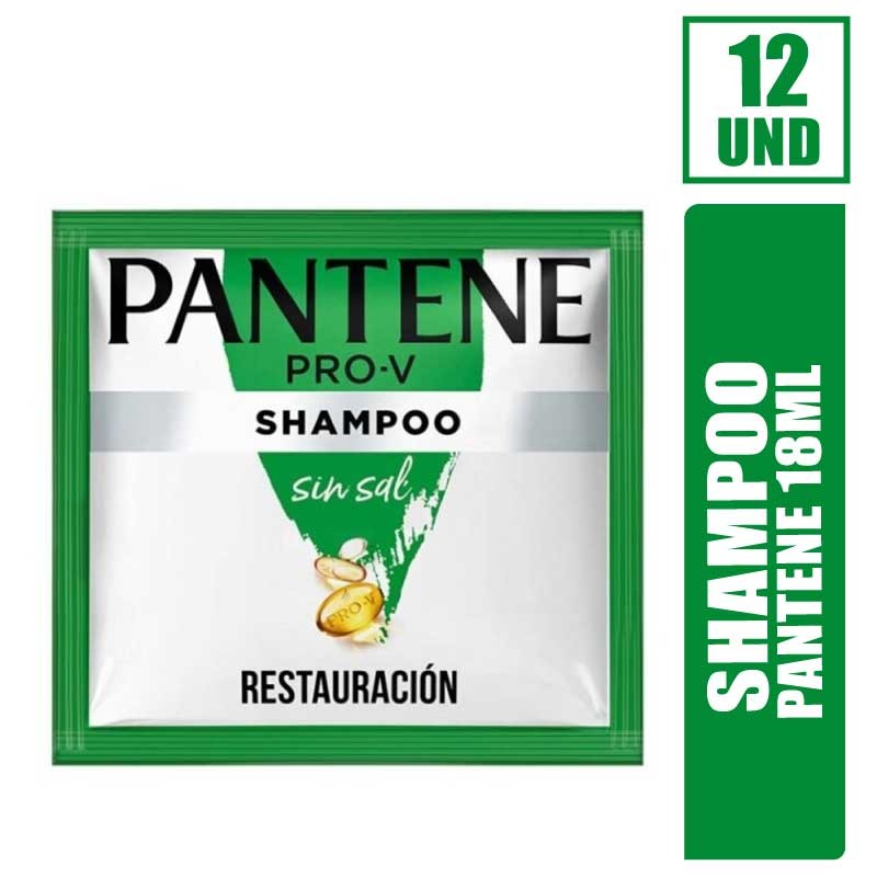 SHAMPOO PANTENE 18ML X 12UND