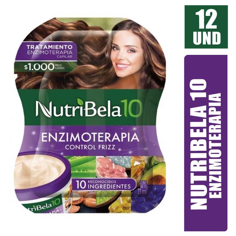 NUTRIBELA 10 ENZIMOTERAPIA X 12UND