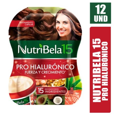 NUTRIBELA 15 PRO HIALURONICO X 12UND