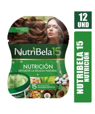 NUTRIBELA 15 NUTRICIÓN X 12UND
