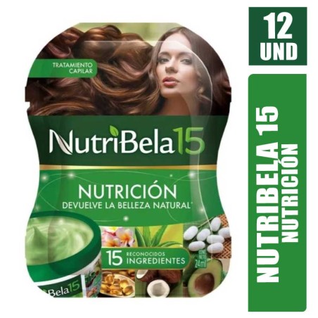 NUTRIBELA 15 NUTRICIÓN X 12UND