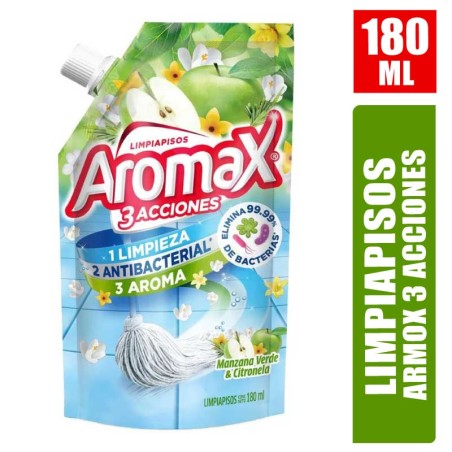 LIMPIA PISOS AROMAX LIQUIDO 3 ACCIONES X 180ML
