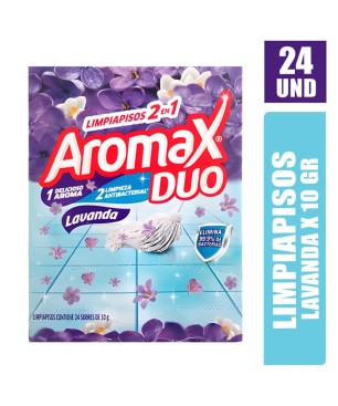 LIMPIAPISOS AROMAX DUO 10GR X 24UND