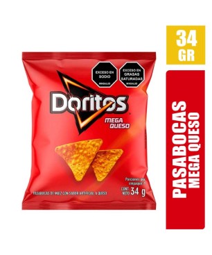 DORITOS MEGA QUESO X 34GR