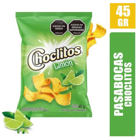 PASABOCAS CHOCLITOS LIMÓN X 45GR