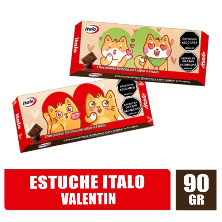 CHOCOLATINAS ESTUCHE VALENTIN ITALO X 90GR