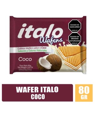 GALLETA WAFER ITALO COCO X 80GR