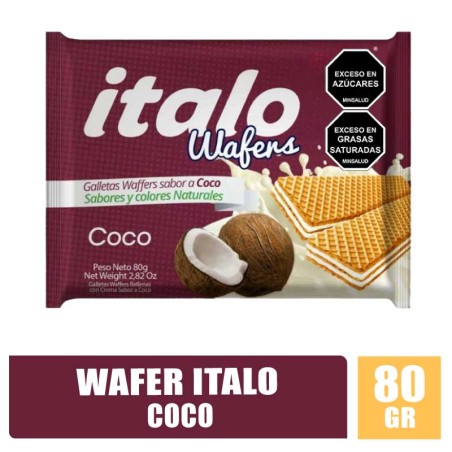 GALLETA WAFER ITALO COCO X 80GR