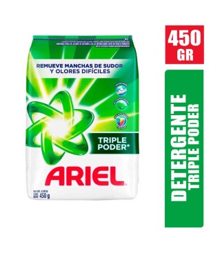 DETERGENTE EN POLVO ARIEL X 450GR