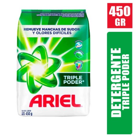 DETERGENTE EN POLVO ARIEL X 450GR