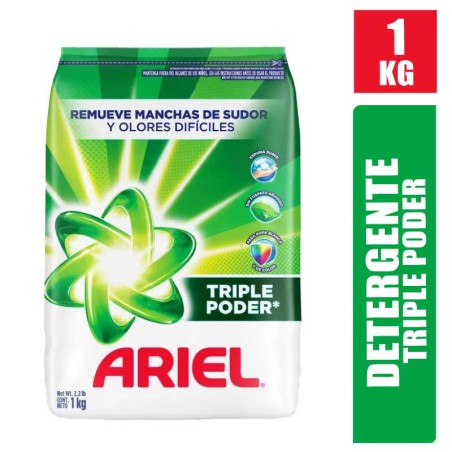 DETERGENTE EN POLVO ARIEL X 1000GR