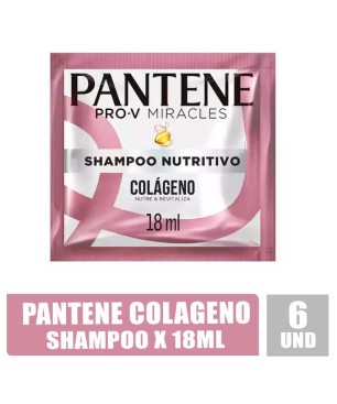 SHAMPOO PANTENE COLAGENO 18ML X 6UND