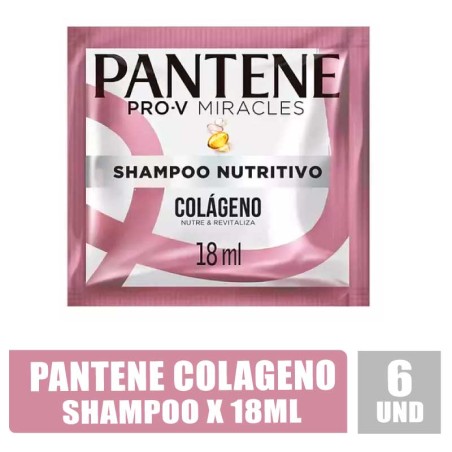 SHAMPOO PANTENE COLAGENO 18ML X 6UND