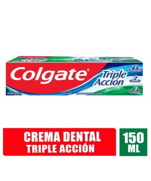CREMA DENTAL COLGATE TRIPLE ACCION X 150ML