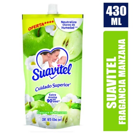 SUAVIZANTE SUAVITEL MANZANA X 430ML